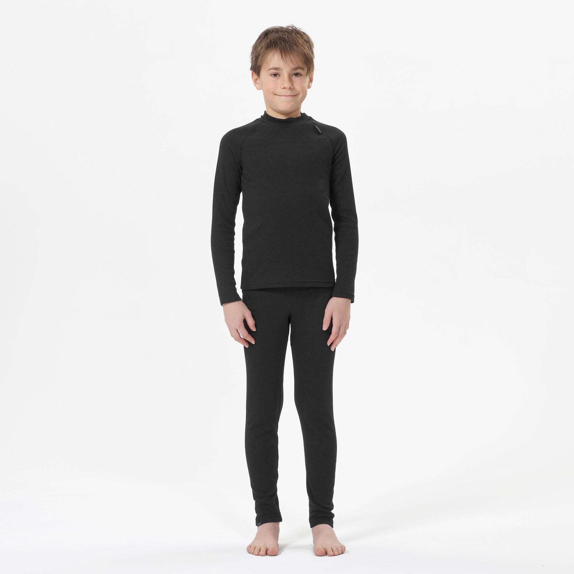 Wedze Kids' BL100 Thermal Ski Base Layer Bottom - Image 5