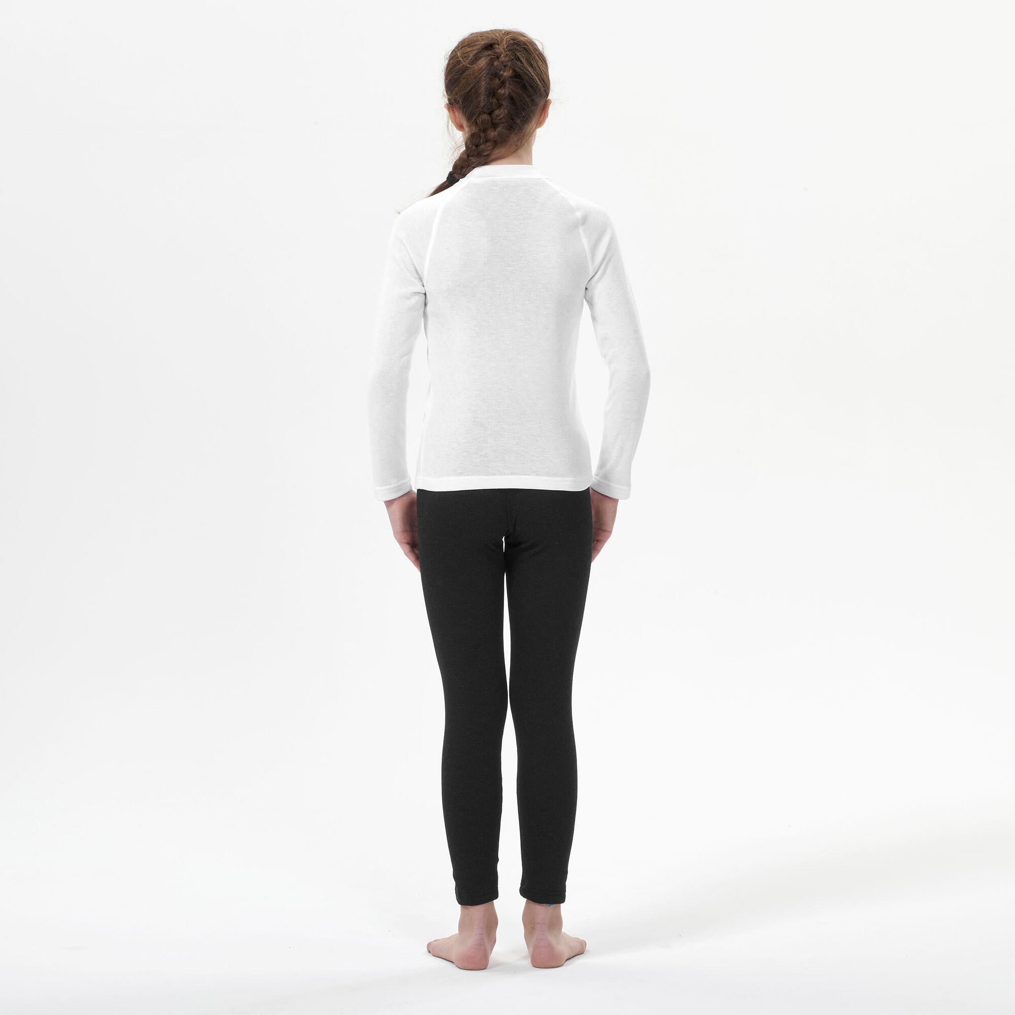 Wedze Kids' BL100 Thermal Ski Base Layer Bottom - Image 8