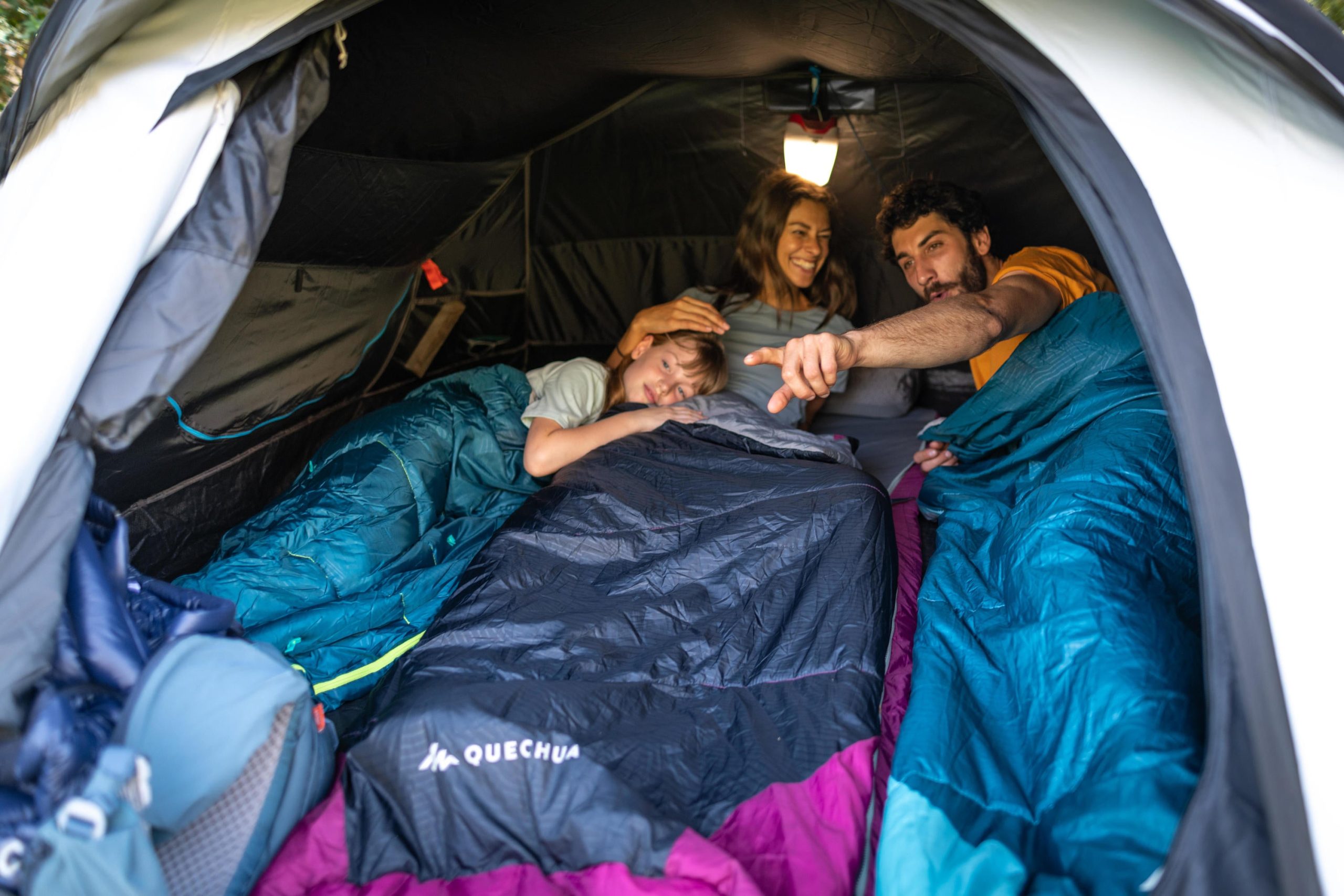 Quechua 2 Second Fresh & Black Waterproof Pop Up Camping Tent 3 Person - Image 16