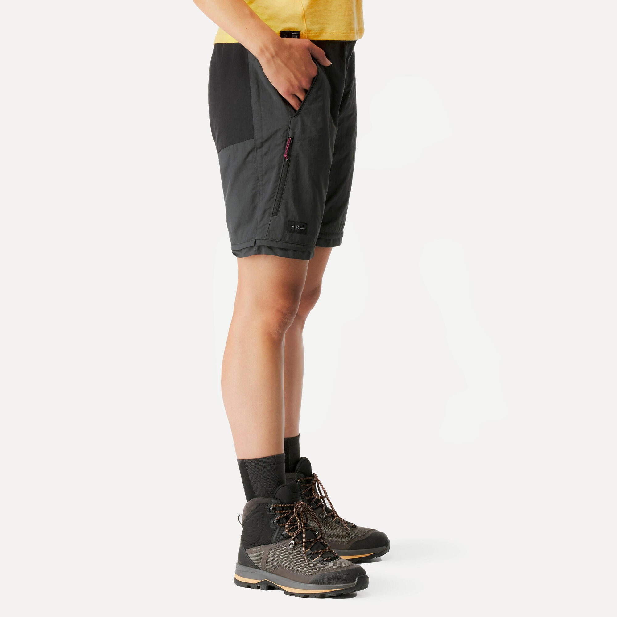 Forclaz Women's MT100 2-in-1 Zip-Off Hiking Pants - Image 3