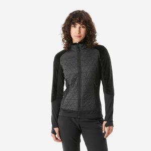 Quechua Women's Warm Hybrid Fleece Hiking Jacket