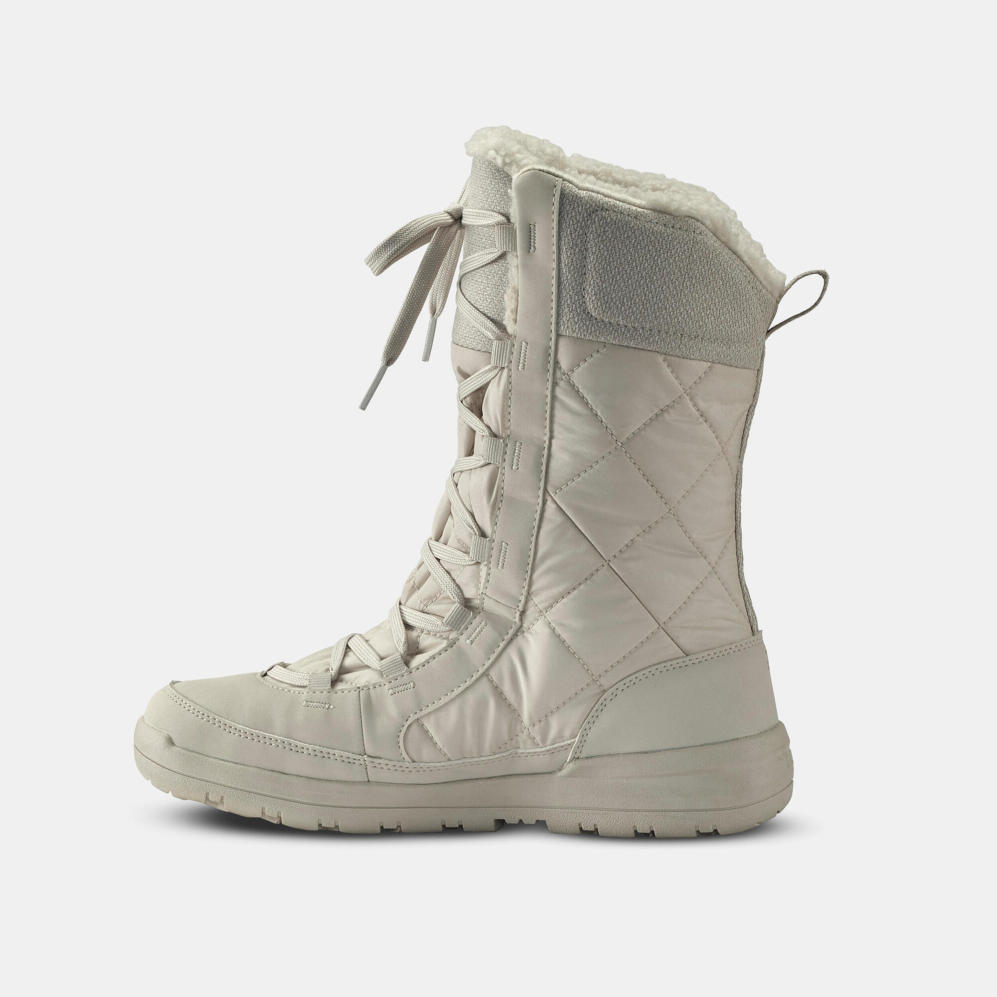 Quechua Women's NH500 Warm Waterproof High Lace Snow Boots - Image 3