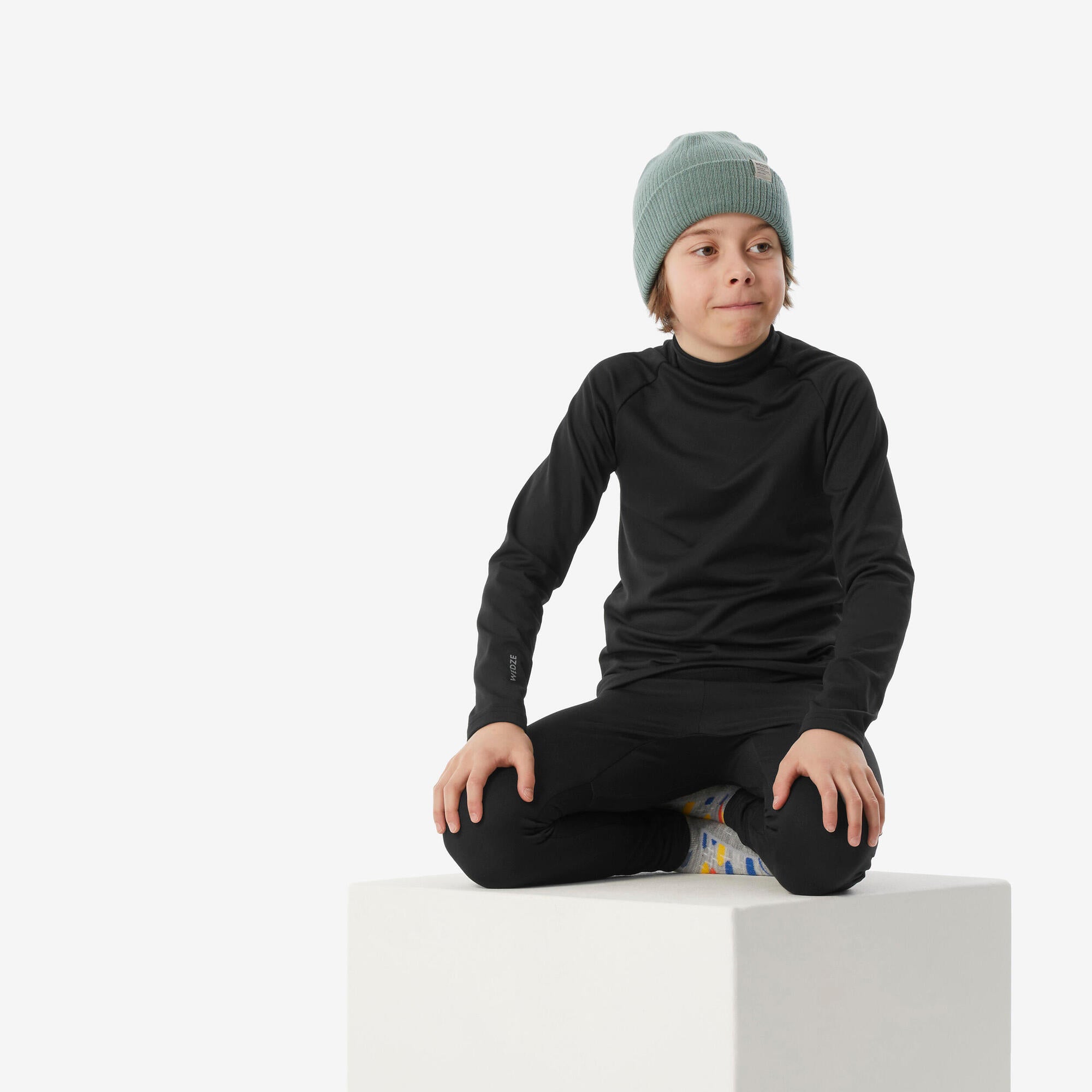 Wedze Kids' BL500 Thermal Ski Base Layer Top - Image 10