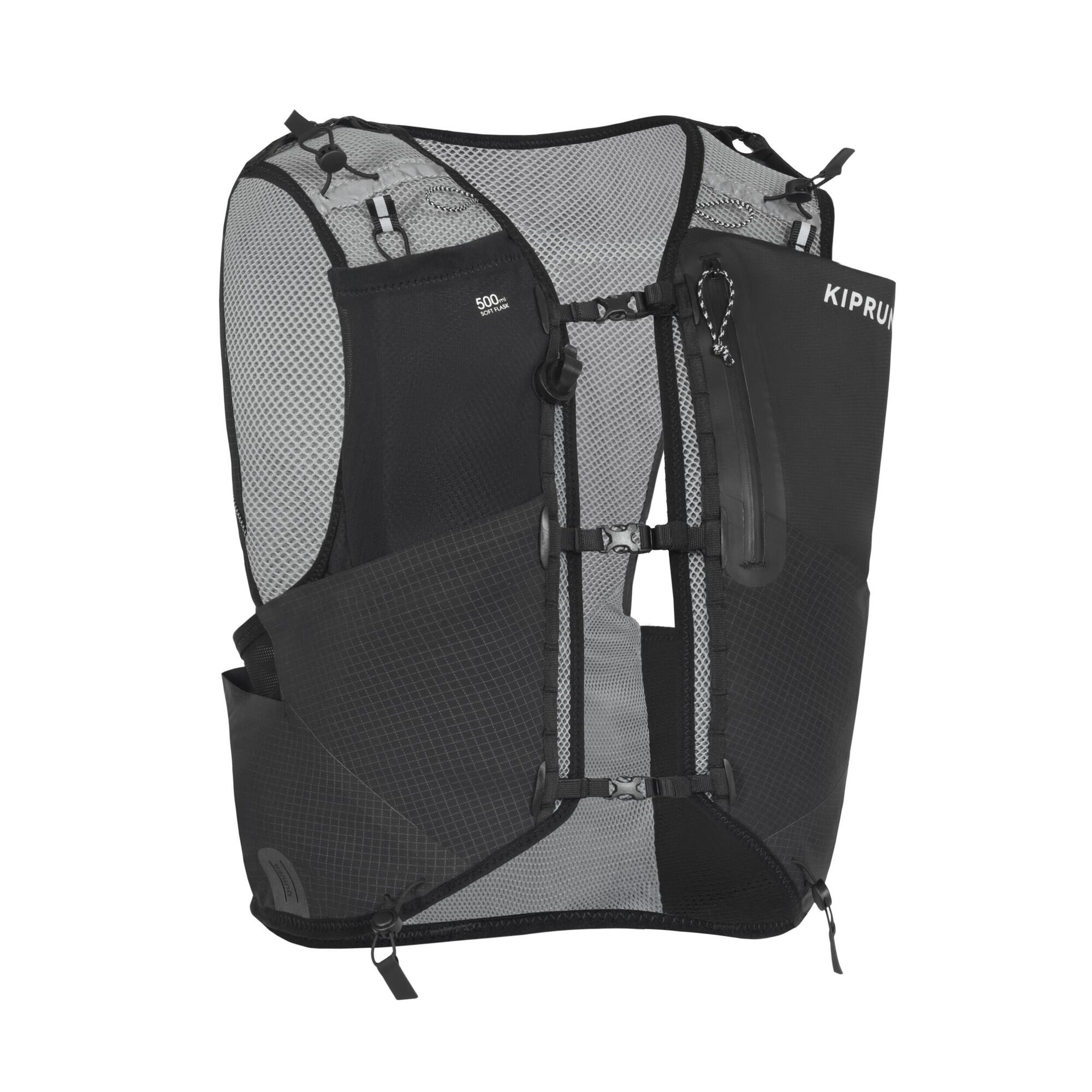 Kiprun 10L Running Hydration Vest - 1L Water Bladder Included