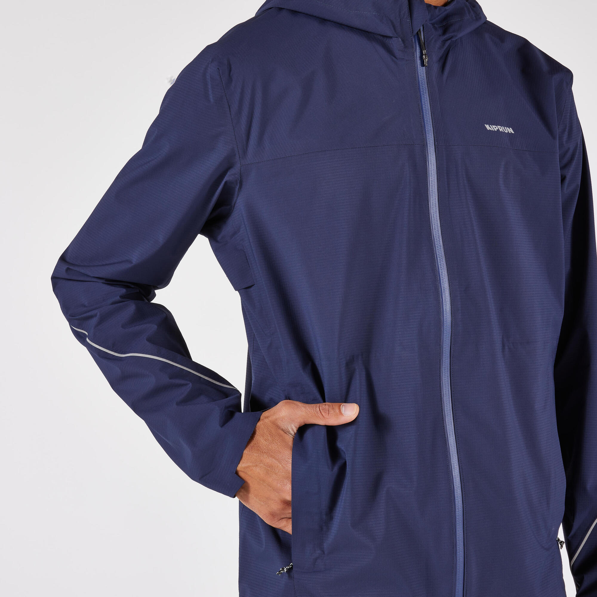 Kiprun Men's 500 Waterproof Trail Running Jacket - Image 5