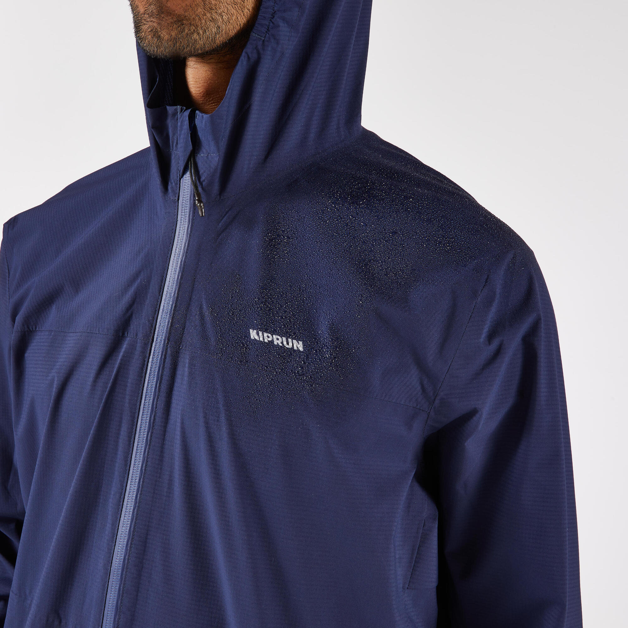 Kiprun Men's 500 Waterproof Trail Running Jacket - Image 7